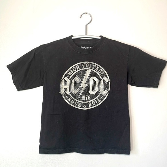 AC/DC | KIDS AC/DC BLACK T-SHIRT, Size Small - Picture 1 of 3